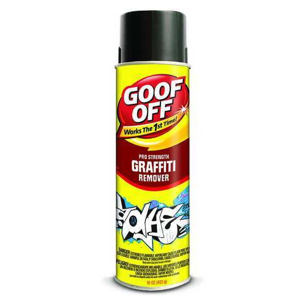 Graffiti Remover, Aerosol Can, Clear, RTU