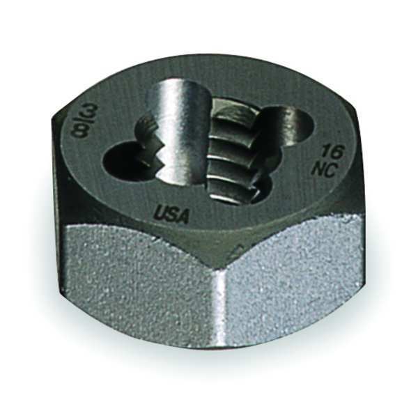 Carbon Hexagon Rethreading Die 0650 Cle-Line 9/16-18