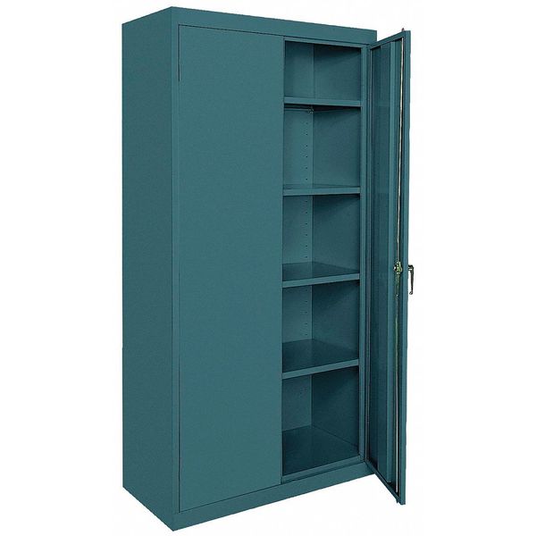 22/24 ga. ga. Steel Storage Cabinet,  36 in W,  72 in H,  Stationary