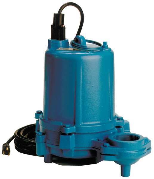 Submersible Effluent Pump, 1 HP, 13.3A