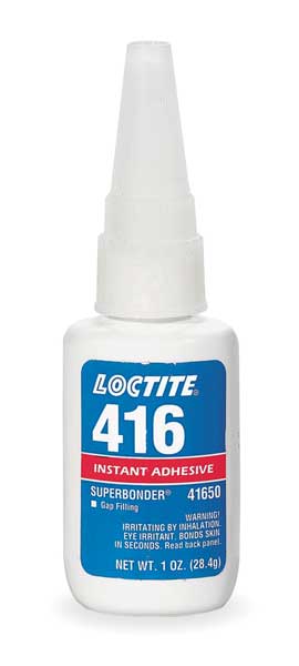 Instant Adhesive,  416 Series,  Clear,  1 oz,  Bottle