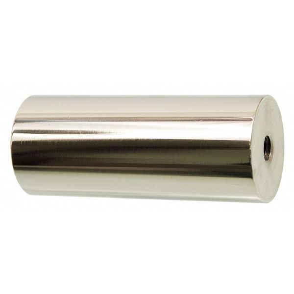 Round Standoffs,  #10-24 Thrd Sz,  1/4 in Bd L,  18-8 Stainless Steel Plain,  3/8 in OD,  2 PK