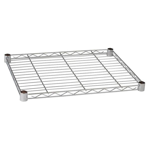 Wire Shelf,  24"D x 72"W,  Chrome