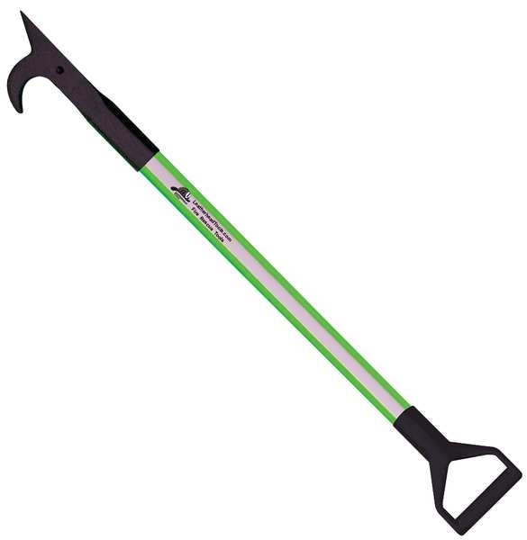 American Hook,  6 ft. Dog Bone Pole,  HiViz Lime,  D-Handle