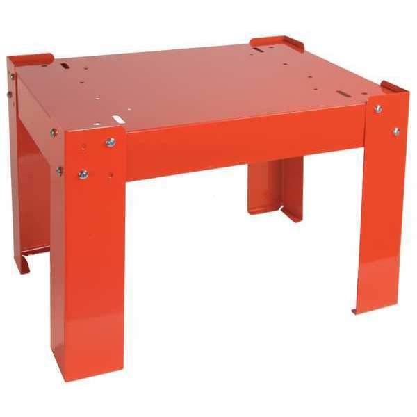 Base for Slide Rack Cabinet, D 16 1/4, Red