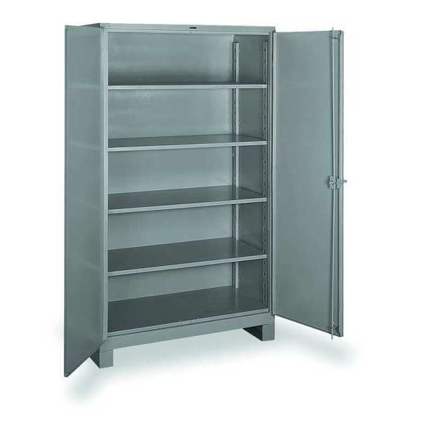 14 ga. ga. Steel Storage Cabinet,  48 in W,  82 in H,  Stationary