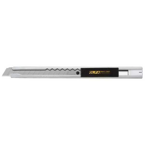 Snap-Off Utility Knife,  Stainless Steel,  5 1/4 in L.