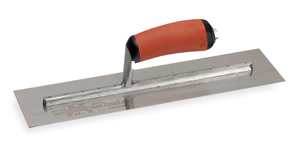 Concrete Finish Trowel, 14 In, Soft Grip