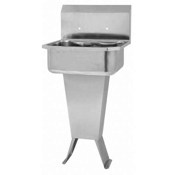 Hand Sink, 19 In. L, 18 In. W, 41-1/2 In. H