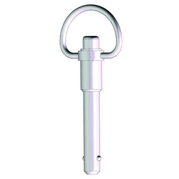 Ring Handle Lock Pin, 1, 3/8, SS