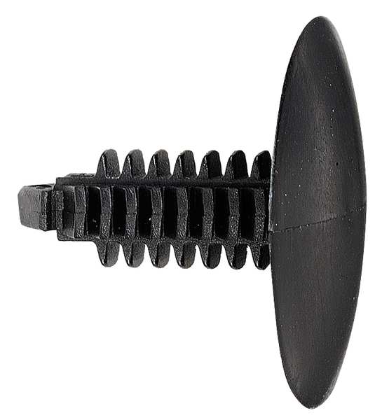 Push-In Rivet,  Domed Head,  0.3125 in Dia.,  0.813 in L,  Nylon Body,  100 PK