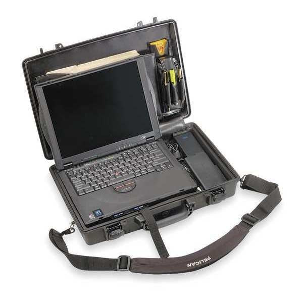 Black Protective Case,  19.87"L x 13.93"W x 4.68"D