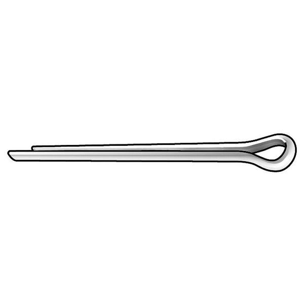 Cotter Pin, Ext Png, 5/32"Dx1-1/2" L, PK100