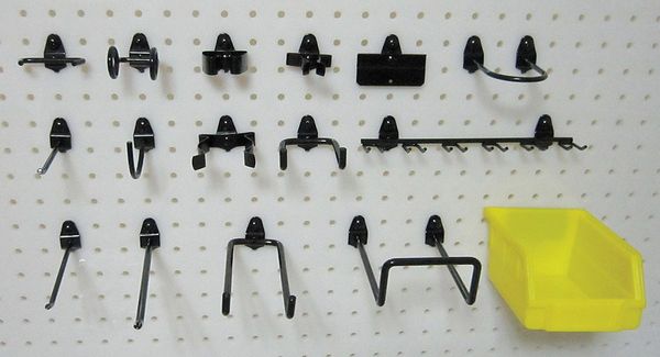 Pegboard Hook Assortment Kit, 26 Pc