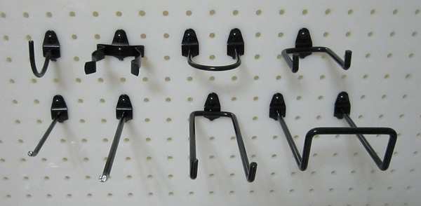 Pegboard Hook Assortment Kit, 12 Pc