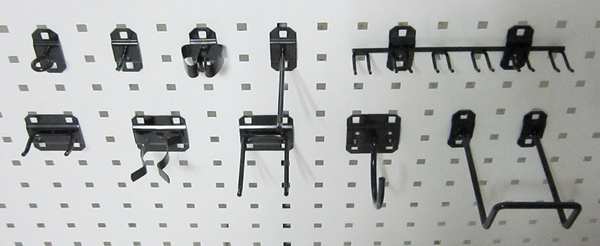 Pegboard Hook Assortment Kit, 46 Pc