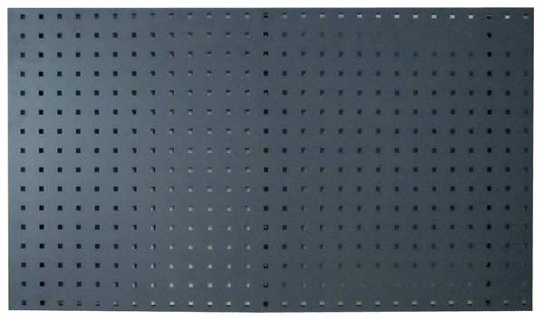 Square Hole Pegboard, 42-1/2x24, Gray, PK2