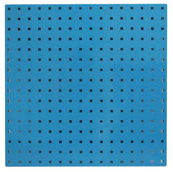 Square Hole Pegboard, 24x24, Blue, PK2