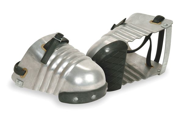 Metatarsal Guard,  Foot Guard,  Unisex,  Straps,  Aluminum,  Silver,  Universal Size,  1 Pair