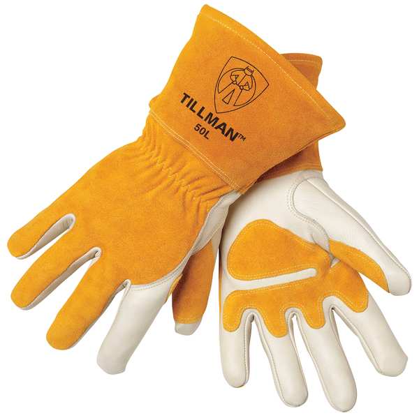 MIG Welding Gloves,  Cowhide Palm,  Large,  1 Pair