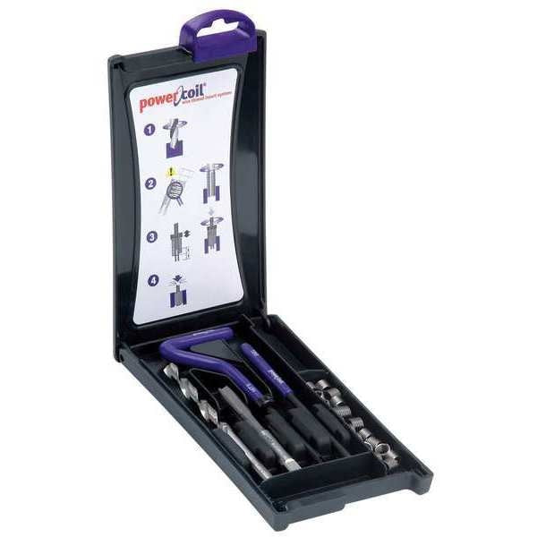 Free-Running Helical Insert Repair Kit,  Helical Inserts,  M10-1.25,  Plain 18-8 Stainless Steel