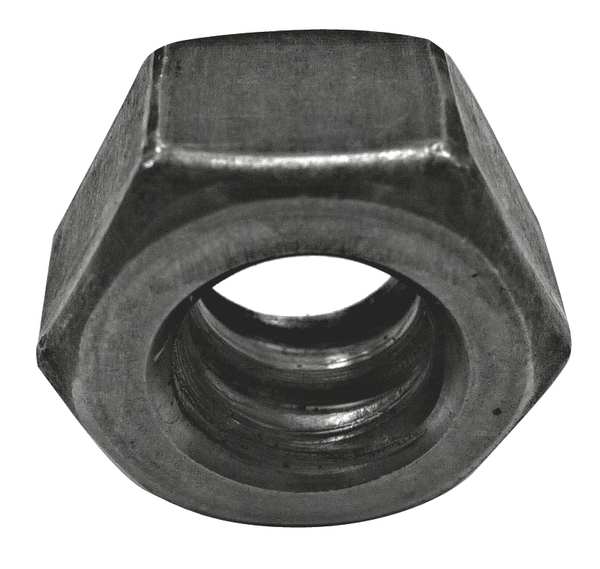 Flange Nut,  1-1/4"-3 1/2,  Steel,  Grade 2,  Black Oxide,  2 in Hex Wd,  1-1/4 in Hex Ht,  5 PK