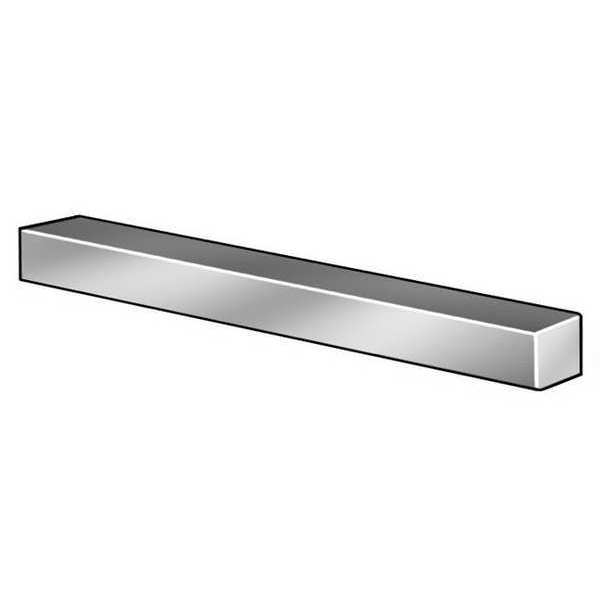 Oversized Key Stock,  12 in L,  1/4 in W,  1/4 in H,  18-8 Stainless Steel
