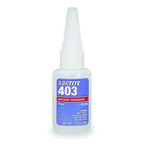 Instant Adhesive,  403 Series,  Clear,  0.7 oz,  Bottle