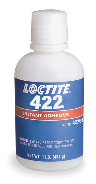 Instant Adhesive,  422 Series,  Clear,  1 lb,  Bottle