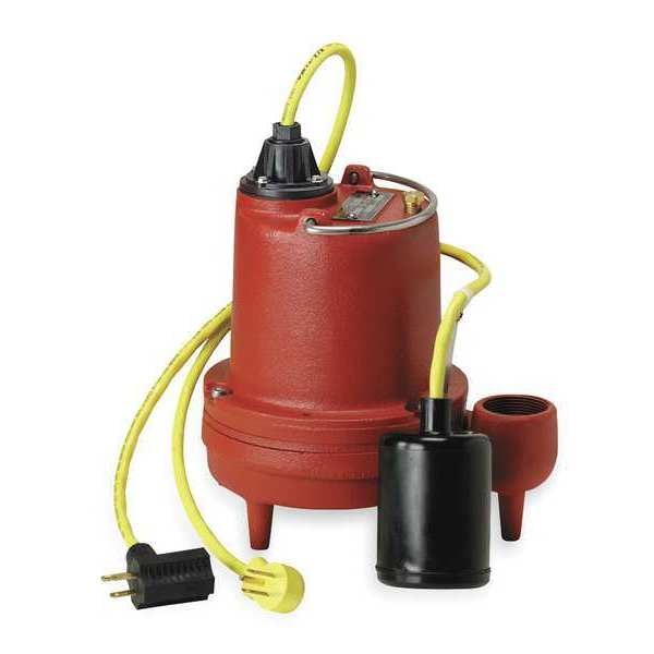 4/10 HP 1-1/2" F High-Temperature Submersible Sump Pump 115 Tether