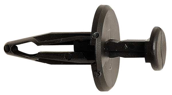 Drive Rivet,  Flat Head,  20 mm L,  Plastic Body,  25 PK