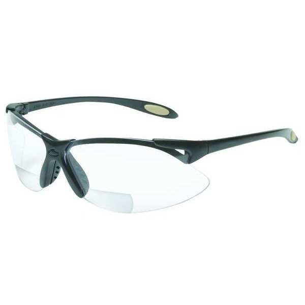 Reading Glasses, +2.0, Clear, Polycarbonate
