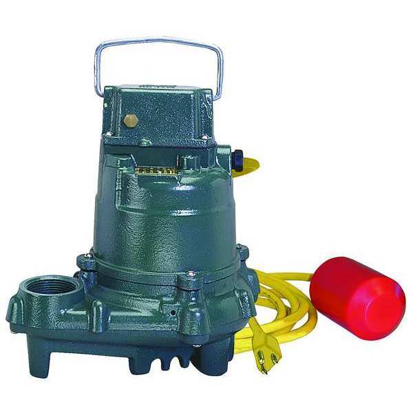 1/3 HP 1-1/2" - 3" High-Temperature Submersible Sump Pump 115 Tether