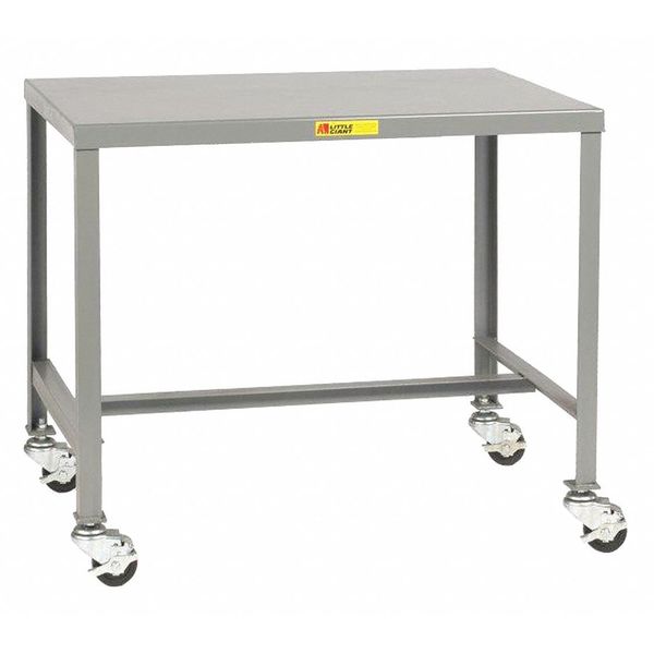 Machine Table, Steel, Mobile, 24 x 36 x 24"