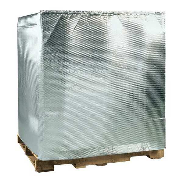 Silver Cool Shield Pallet Cover,  40" W,  48" L,  5 PK