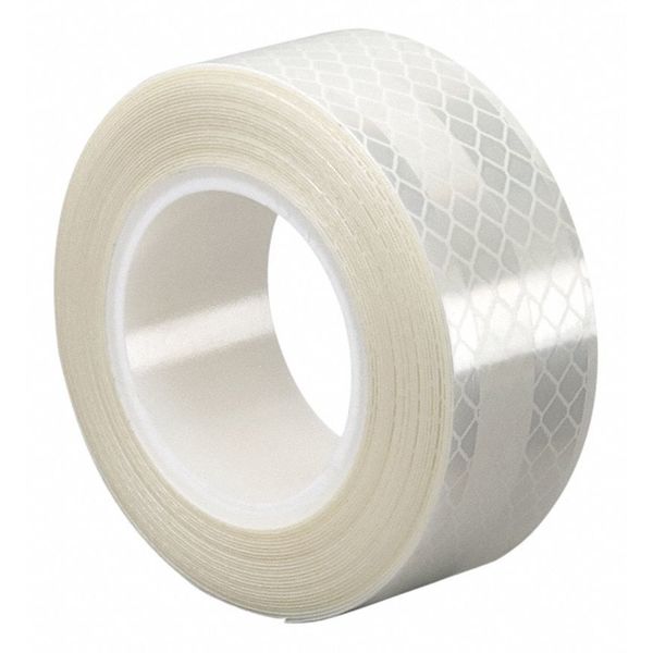 Reflective Tape, White, 0.47"x50 yd.