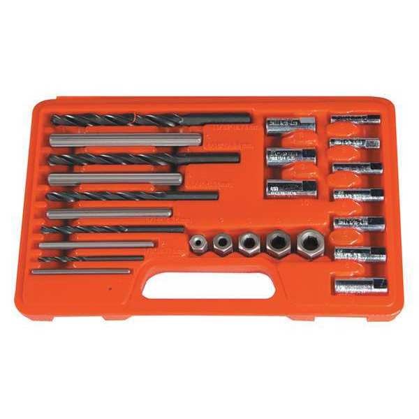 Screw Extractor/Drill/ Guide Set, 10 pcs.