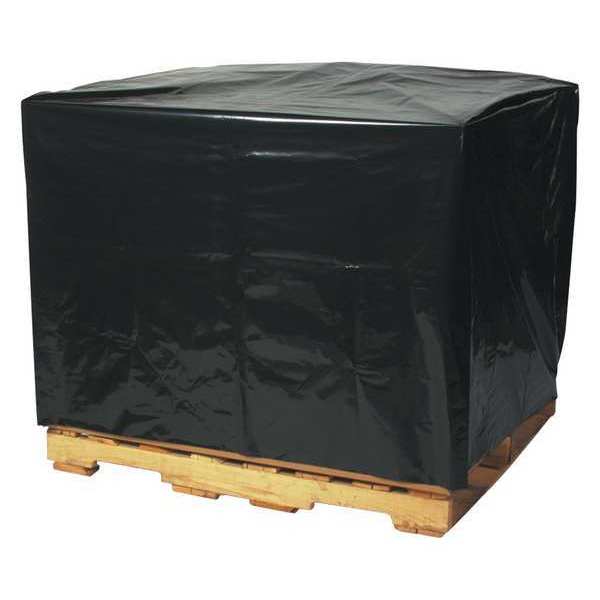 Black Pallet Cover,  48" W,  48" L,  50 PK