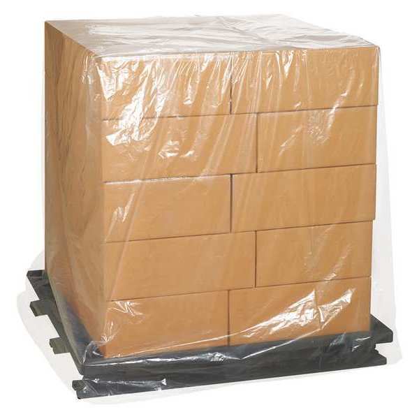 Clear Pallet Cover,  48" W,  48" L,  50 PK