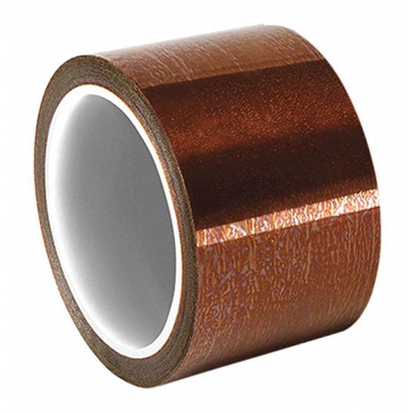 Film Tape, Polyimide, Amber, 4 In. x 50 Ft.