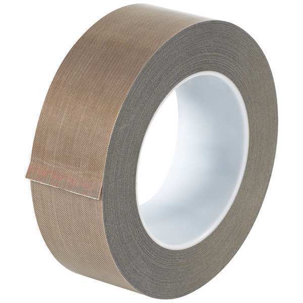 PTFE Glass Cloth Tape,  3 Mil,  1 1/2" x 18 yds.,  Brown,  1/Case