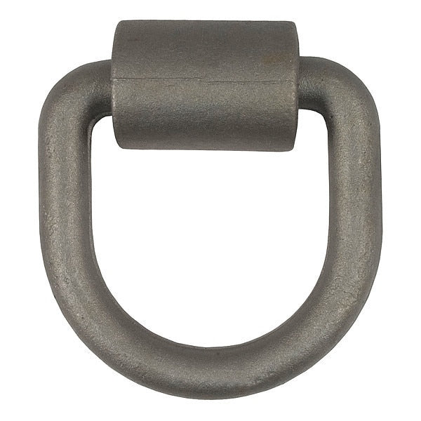 Weld-On Tie-Down D-Ring, Raw Steel,  3"x3"