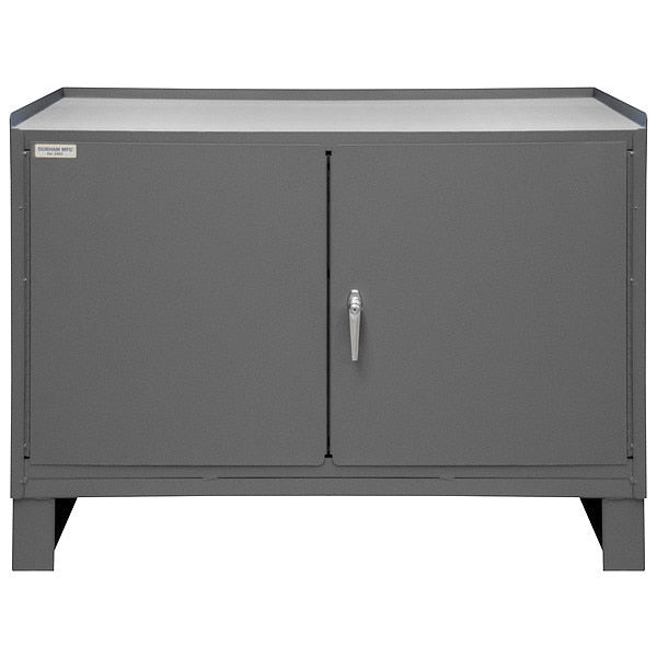 Bench Cabinet, Stationary, 48" W, Gray