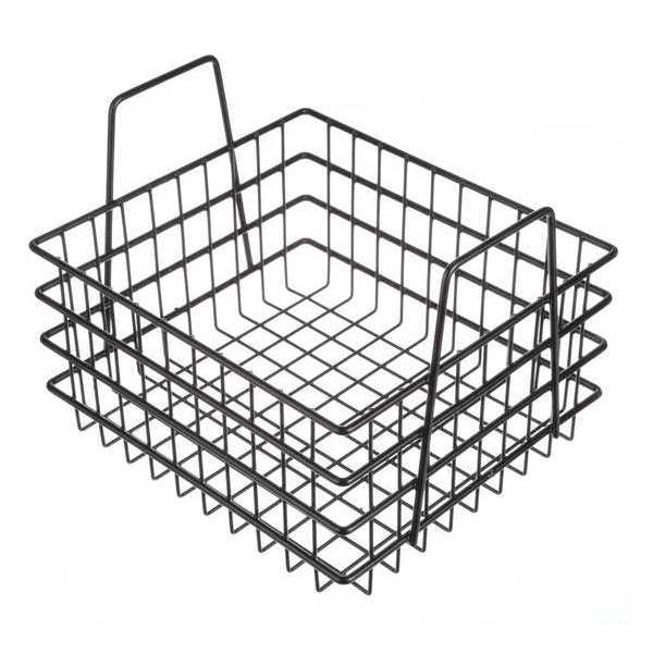 Black Rectangular Storage Basket,  Plastic