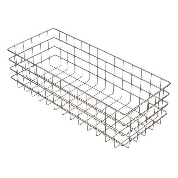 Red Rectangular Storage Basket,  Stainless Steel