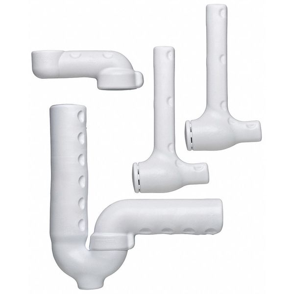 1-1/4"- 1-1/2 " Dia.,  PVC,  P-Trap,  P-Trap Pipe Cover