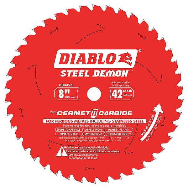 8", 42-Teeth Circular Saw Blade