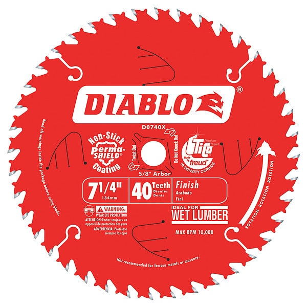 7-1/4", 40-Teeth Circular Saw Blade