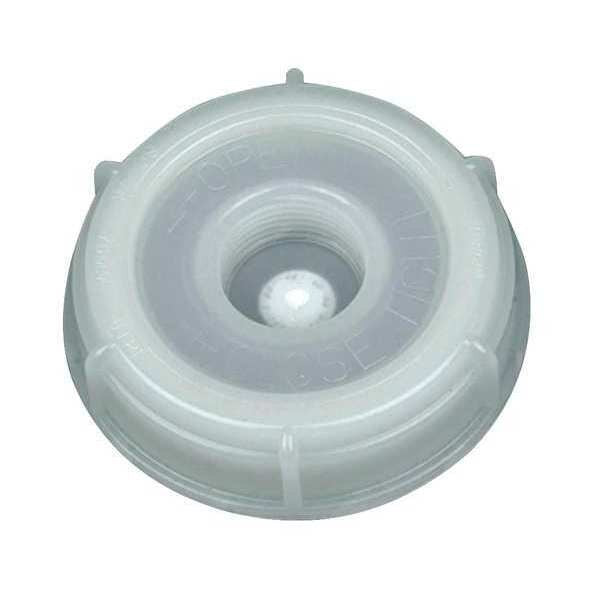 Plastic Pail Lid,  Round,  White,  2-3/4",  PK10