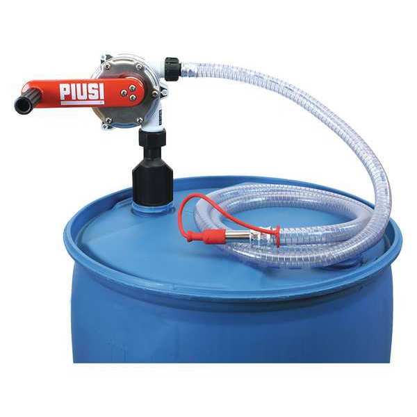 Hand Operated Drum Pump, 9 ft. 9" Hose L